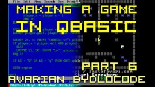 Making a QBASIC quotgamequot part 6 [upl. by Fleeta]