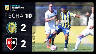 TorneoProyección 2023  Fecha 10  resumen de Rosario Central  Newells [upl. by Inafetse]