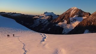 Ortler 3905m  3August 2015  Hintergrat Hintergrathütte  Hochtour [upl. by Neelrihs]