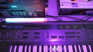 Korg DW 8000 demo1  Part I [upl. by Anerom103]