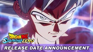 DRAGON BALL Sparking ZERO – Release Date Announcement Trailer [upl. by Adnawed]