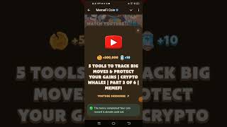 5 Tools to Track Big Moves amp Protec Your GainsCrypto Whales  Meme Fi Memefi New Video Code Today [upl. by Kunin227]