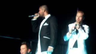 BOYZONE LIVE BETTER TOUR 2009  DUBLIN O2 ARENA  WORDS  FULL SONG [upl. by Tennaj]