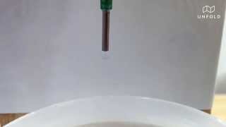 Water drop extrude and retract test using Viscotec Preeflow valve [upl. by Consalve]