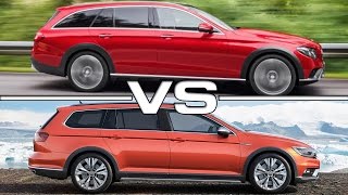 Mercedes EClass All Terrain vs Volkswagen Passat Alltrack [upl. by Curnin]