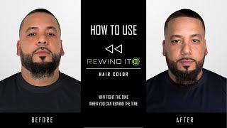 How To Use Rewind It 10 Mens Hair Color [upl. by Lemuela646]