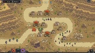 Kingdom Rush Frontiers  Dunes Of Despair  Iron Mode  Veteran [upl. by Kciregor]