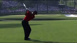 TIGER WOODS LEGENDARY CLUB TWIRL  15th HOLE  2011 MASTERS [upl. by Wilson873]