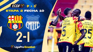 RESUMEN BARCELONA SC 21 CS EMELEC  FECHA 10 SEGUNDA ETAPA l LIGAPRO ECUABET [upl. by Matteo332]