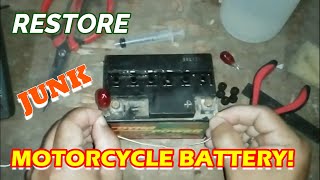 old bike battery restoration [upl. by Pulling136]