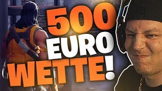 Wer ÜBERLEBT am längsten 500 Euro Wette Fortnite  SpontanaBlack [upl. by Akinehc]