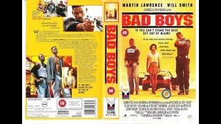 Original VHS Opening Bad Boys 1996 UK Rental Tape [upl. by Annadiana]