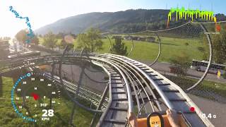 Alpsee Coaster Immenstadt  Mit SPEED Messung  Wilde Bergwasser Abfahrt [upl. by Yetah603]