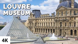 A Tour of LOUVRE MUSEUM  Paris France 4K [upl. by Agueda881]