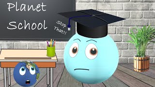 Planet School  Space Learning  Planets for Kids  Our Solar System [upl. by Ansilma150]