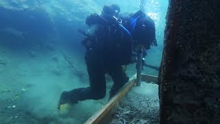 Concrete casting underwater Become a Commercial Diver at NYD  ep 12 [upl. by Neelak]