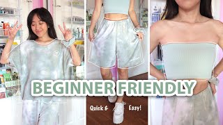 4 Easy Sewing Projects For Beginners [upl. by Punak]