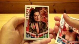 WWE Topps Slam Attax Mayhem 4 Booster Pack Break Opening [upl. by Ellora]