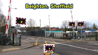 Beighton Rotherham Road Level Crossing South Yorkshire [upl. by Becca]