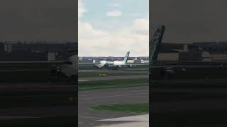 First Takeoff of the Airbus A380X at Toulouse Blagnac Airport shorts a380 avgeek [upl. by Reace]