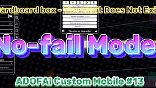 ADOFAI MOBILE CUSTOM 13 Cardboard box  The Limit Does Not Exist [upl. by Ahseele582]