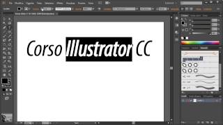 Video corso di Illustrator CC  lezione 77  Introduzione al testo [upl. by Roxie]