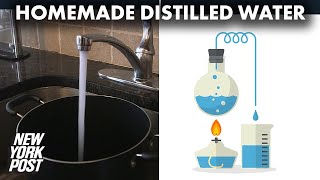 How to make distilled water at home  New York Post [upl. by Hayse]