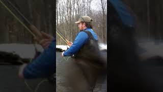 Steelhead Spey Fishing Thrills Epic Catch on the Salmon River New York [upl. by Tyre]