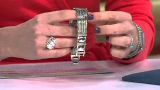 Ecclissi Sterling Square Case Multirow Bracelet Watch with Amy Stran [upl. by Kaplan]