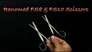 Renomed FS8 amp FS10 Long Bladed Fly Tying Scissors [upl. by Nylireg]