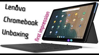 Lenovos first Chrome book with keyboard Unboxing [upl. by Tessler]