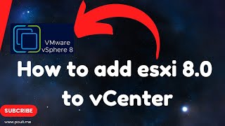 How To Add ESXi Hosts To vCenter Server 8 Step by Step [upl. by Jeanie]