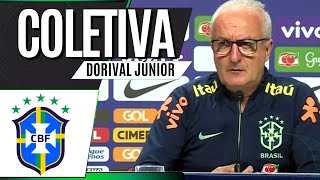 URUGUAI 0 x 0 BRASIL  COLETIVA PÓSJOGO COM DORIVAL JÚNIOR  QUARTAS DE FINAL DA COPA AMÉRICA 2024 [upl. by Elawalo]