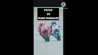 Pecco Bagnaia vs marc marquez motogp [upl. by Esnofla]