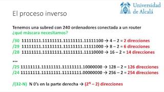 Direccionamiento III  Calculando el tamaño de la red [upl. by Eedna]