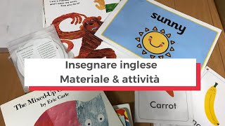 Insegnare inglese materiale ed attività  Scuola dell’infanzia [upl. by Papke]