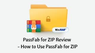 PassFab for ZIP Review  How to Use PassFab for ZIP [upl. by Crispen496]