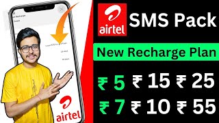 Airtel SMS Recharge Plan 2024  Airtel sms pack recharge  airtel sms recharge pack balance plans [upl. by Damalis]