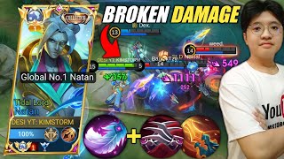 NATAN NEW SEASON31 BEST BUILD TO RANK UP FASTER BROKEN🔥 [upl. by Hsur]