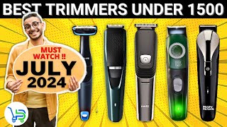 Best Trimmer For men 2024 in India  Best Trimmer Under 1500  Best Trimmer For men 2024 [upl. by Towland218]