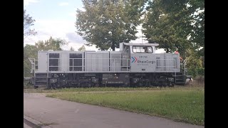 RheinCargo Vossloh G 1000 BB DH 706 zieht Kesselwagenzug in Ludwigshafen [upl. by Jorgan]