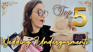 Top 5 Wedding Dress Undergarments [upl. by Einnor]