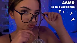 ASMR  INTERROGATOIRE VERS LE SOMMEIL 😴📝 [upl. by Nagey663]