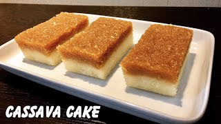 Steamed Cassava Cake Recipe  How to make Cassava Cake [upl. by Alyks]