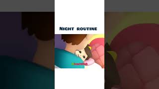 Night Routine  Omar amp Hana English  Islamic Cartoon [upl. by Bobinette]