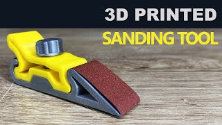 How To Make 3D Printed Sanding Tool  3D Printing Timelapse [upl. by Adnolaj]