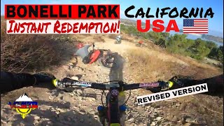 Bonelli Park Instant RedemptionBike CrashMountain BikingRevised Version [upl. by Sirromad]