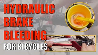 Proper Bicycle Hydraulic Brake Bleeding in 5 mins [upl. by Wesa]