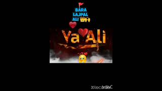 Bara LaJpaL Ali 👑🙌yaali supportme youtubeshorts alishanawar trending viralvideo alijeestatus [upl. by Siana]