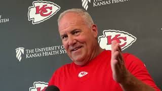 Chiefs Special Teams Coordinator Dave Toub Press Conference May 30 202 [upl. by Pernell]